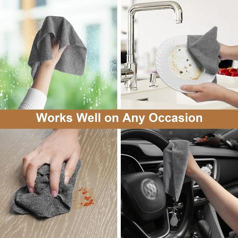 Microfiber Cloth Cleaning Roll