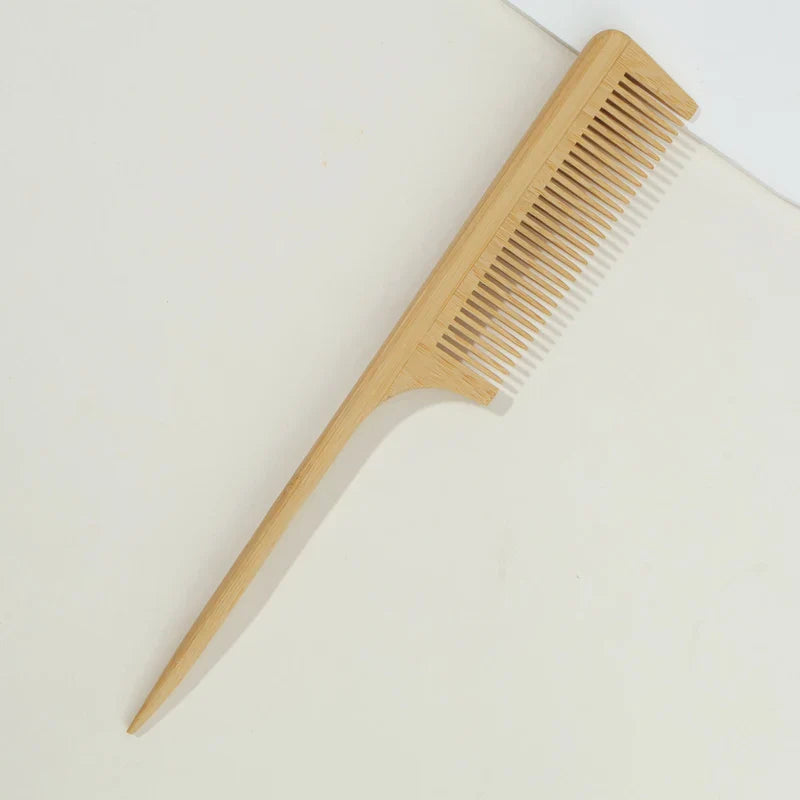 Bamboo Wood Hair Comb Set